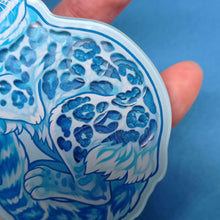 Load image into Gallery viewer, Blue raspberry slush acrylic shaker keyring