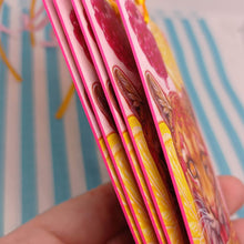 Load image into Gallery viewer, Pink Lemonade Clouded leopard ribboned bookmark