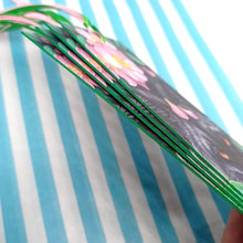 Load image into Gallery viewer, Rambling rose silver fox ribboned bookmark