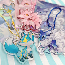 Load image into Gallery viewer, Fox Festival Blind Bag Acrylic charms - 18 kitsune designs
