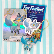 Load image into Gallery viewer, Fox Festival Blind Bag Acrylic charms - 18 kitsune designs