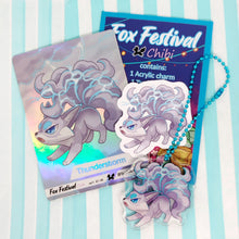 Load image into Gallery viewer, Fox Festival Blind Bag Acrylic charms - 18 kitsune designs