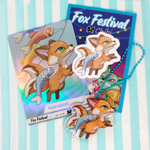 Load image into Gallery viewer, Fox Festival Blind Bag Acrylic charms - 18 kitsune designs