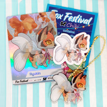 Load image into Gallery viewer, Fox Festival Blind Bag Acrylic charms - 18 kitsune designs