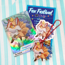 Load image into Gallery viewer, Fox Festival Blind Bag Acrylic charms - 18 kitsune designs