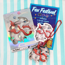 Load image into Gallery viewer, Fox Festival Blind Bag Acrylic charms - 18 kitsune designs
