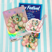 Load image into Gallery viewer, Fox Festival Blind Bag Acrylic charms - 18 kitsune designs