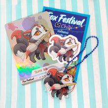 Load image into Gallery viewer, Fox Festival Blind Bag Acrylic charms - 18 kitsune designs