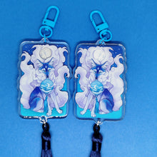 Load image into Gallery viewer, Cloudy Nights Fox Festival Tasseled Acrylic Charm Clip