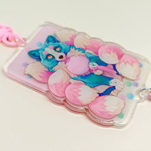 Load image into Gallery viewer, Mochi Fox Festival Tasseled Acrylic Charm Clip