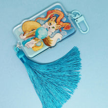 Load image into Gallery viewer, Dragon’s Apprentice Fox Festival Tasseled Acrylic Charm Clip