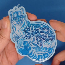 Load and play video in Gallery viewer, Blue raspberry slush acrylic shaker keyring