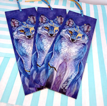 Load image into Gallery viewer, Gold foil Kintsugi ribboned bookmark