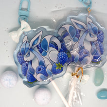 Load image into Gallery viewer, (Blue raspberry Flavour) fruit lollipop acrylic keyring