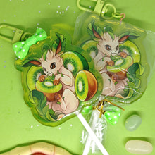 Load image into Gallery viewer, (Kiwi Flavour) fruit lollipop acrylic keyring