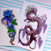 Load image into Gallery viewer, May 2022 Monthly Print + Sticker: Wisteria