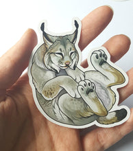 Load image into Gallery viewer, VOL. 1 Sleepy big cat sticker pack - 5 vinyl animal stickers