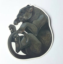 Load image into Gallery viewer, VOL.2 Sleepy big cat sticker pack - 5 vinyl animal stickers