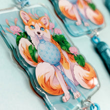 Load image into Gallery viewer, Lotus Fox Festival Tasseled Acrylic Charm Clip
