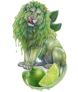 Print  'Lion and Lime'