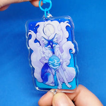 Load and play video in Gallery viewer, Cloudy Nights Fox Festival Tasseled Acrylic Charm Clip
