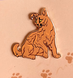 Caramel Caracal Hard Enamel Pin