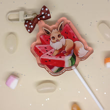 Load image into Gallery viewer, (Watermelon Flavour) fruit lollipop acrylic keyring
