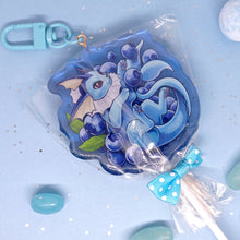 Load image into Gallery viewer, (Blueberry Flavour) fruit lollipop acrylic keyring
