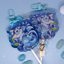 Load image into Gallery viewer, (Blueberry Flavour) fruit lollipop acrylic keyring
