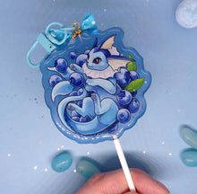 Load image into Gallery viewer, (Blueberry Flavour) fruit lollipop acrylic keyring
