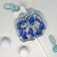 Load image into Gallery viewer, (Blue raspberry Flavour) fruit lollipop acrylic keyring
