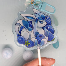 Load image into Gallery viewer, (Blue raspberry Flavour) fruit lollipop acrylic keyring
