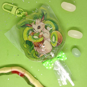 (Kiwi Flavour) fruit lollipop acrylic keyring