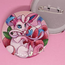 Load image into Gallery viewer, (Lychee) Holographic 59mm large can badge
