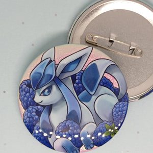 (Blue Raspberry) Holographic 59mm large can badge