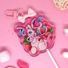 Load image into Gallery viewer, (Lychee Flavour) fruit lollipop acrylic keyring
