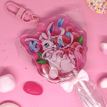 Load image into Gallery viewer, (Lychee Flavour) fruit lollipop acrylic keyring
