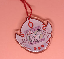 Load image into Gallery viewer, Okamigotchi double sided acrylic charm
