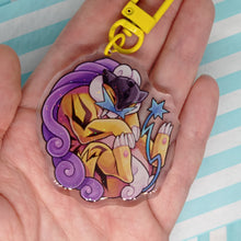 Load image into Gallery viewer, Raikou sleepy acrylic keyring
