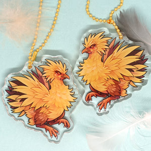 Legendary Henhouse shock Chicken acrylic Charm