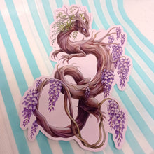 Load image into Gallery viewer, Large vinyl sticker: Wisteria
