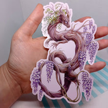 Load image into Gallery viewer, Large vinyl sticker: Wisteria
