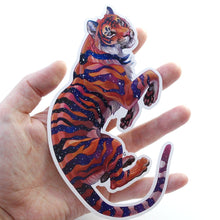 Load image into Gallery viewer, Large vinyl sticker: Galaxy Tiger
