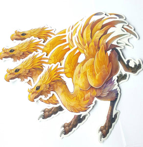 Large vinyl sticker: chocobo